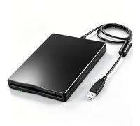 Unidad de disquete externa USB de 3.5 pulgadas, unidad de disquete USB portátil, Plug Play, lector de unidad de disquete 3.5 externo de 1.44 MB para Windows 98SE / 7/8 / ME / 2000 / XP VISTA