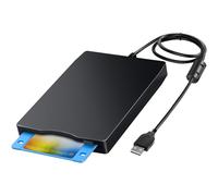 Unidad de Disquete USB Externa, Lector FDD de 3.5 Pulgadas, 1.44 MB para PC Windows/XP/7/8/10/11 - Portátil Plug and Play
