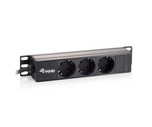 Unidad de distribución de energía Equip 333299 3 tomas AC 1U rack 10" 1,5 m
