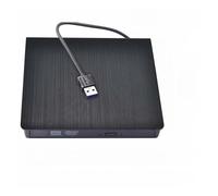 Unidad de DVD Externa 2 en 1 USB 3.0 Tipo C, Lector/Grabador/Lector de DVD-RW portátil ultradelgado for PC de sobremesa y portátil Funcionamiento sin Problemas(Black USB3.0 Port)
