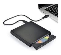 Unidad de DVD externa portátil ultradelgada USB 3.0, amplia compatibilidad con sistemas operativos. Grabadora de CD y DVD Plug & Play para