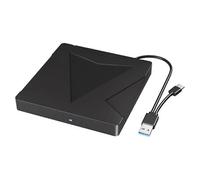 Unidad de DVD externa, reproductor de CD/DVD-RW/grabadora, unidad óptica portátil compatible con ordenadores portátiles, PC y notebooks.
