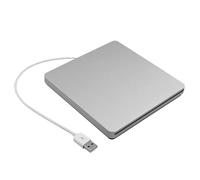 Unidad de DVD Externa USB 2.0 portátil CD DVD +/-RW Grabadora de DVD for portátil Mac Pro Air Windows 7/8/10 Rosa