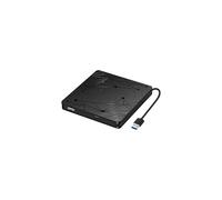 Unidad de DVD externa USB 3.0 de alta velocidad, tecnología de grabación avanzada, grabadora de DVD ultradelgada para PC, portátil, ultrabook,