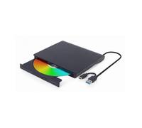 UNIDAD DE DVD USB EXTERNA GEMBIRD NEGRA
