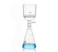 Unidad de filtración al vacío de 50/100/250/500/1000/2000 ml, dispositivo de laboratorio con embudo de succión con núcleo de arena G3(100flask-60funnel)