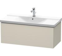 Unidad de lavabo Duravit L-Cube, para montaje en pared, anchura 1020mm, profundidad 481, 1 extraíble, se ajusta \"P3 Comfort\". Artículos 233210, 233310 y 233410, LC615009191, Color: Decoración Topo