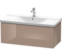 Unidad de lavabo Duravit L-Cube, para montaje en pared, anchura 1020mm, profundidad 481, 1 extraíble, se ajusta \"P3 Comfort\". Artículos 233210, 233310 y 233410, LC615008686, Color: Cappuccino laca a