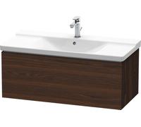 Unidad de lavabo Duravit L-Cube, para montaje en pared, anchura 1020mm, profundidad 481, 1 extraíble, se ajusta \"P3 Comfort\". Artículos 233210, 233310 y 233410, LC615006969, Color: Nogal cepillado C