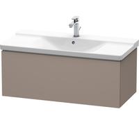 Unidad de lavabo Duravit L-Cube, para montaje en pared, anchura 1020mm, profundidad 481, 1 extraíble, se ajusta \"P3 Comfort\". Artículos 233210, 233310 y 233410, LC615004343, Color: Decoración Basalt