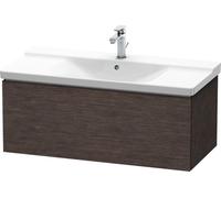 Unidad de lavabo Duravit L-Cube, para montaje en pared, anchura 1020mm, profundidad 481, 1 extraíble, se ajusta \"P3 Comfort\". Artículos 233210, 233310 y 233410, LC615007272, Color: roble oscuro cepi