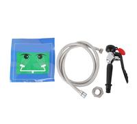 Unidad de lavado de ojos de emergencia, portátil, de primeros auxilios, flujo de agua suave para el sitio de la industria