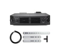 Unidad de montaje evaporador Universal CA adicional debajo del tablero, calentador aire acondicionado, 24V, 12V, Mini autobús, camión, furgoneta, calle, varilla roja(Cool and Heat 12V)
