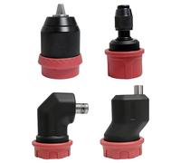 Unidad de organización completa de brocas con pieza de giro para taladro de cambio rápido para tareas de montaje de sujetadores circundantes, ecualizar el accesorio del destornillador