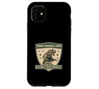 Unidad de Patrulla Dino Extinta Pero Mortal Guerrero Arte Triceratops Carcasa para iPhone 11