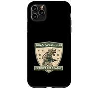 Unidad de Patrulla Dino Extinta Pero Mortal Guerrero Arte Triceratops Carcasa para iPhone 11 Pro Max