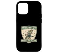 Unidad de Patrulla Dino Extinta Pero Mortal Guerrero Arte Triceratops Carcasa para iPhone 12/12 Pro