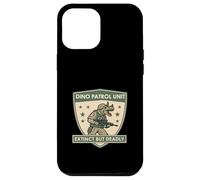 Unidad de Patrulla Dino Extinta Pero Mortal Guerrero Arte Triceratops Carcasa para iPhone 12 Pro Max