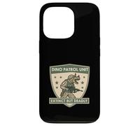 Unidad de Patrulla Dino Extinta Pero Mortal Guerrero Arte Triceratops Carcasa para iPhone 13 Pro