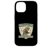 Unidad de Patrulla Dino Extinta Pero Mortal Guerrero Arte Triceratops Carcasa para iPhone 14