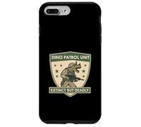 Unidad de Patrulla Dino Extinta Pero Mortal Guerrero Arte Triceratops Carcasa para iPhone 7 Plus/8 Plus