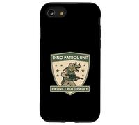 Unidad de Patrulla Dino Extinta Pero Mortal Guerrero Arte Triceratops Carcasa para iPhone SE (2020) / 7 / 8