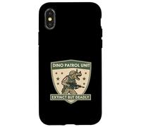 Unidad de Patrulla Dino Extinta Pero Mortal Guerrero Arte Triceratops Carcasa para iPhone X/XS
