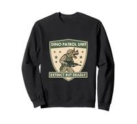 Unidad de Patrulla Dino Extinta Pero Mortal Guerrero Arte Triceratops Sudadera