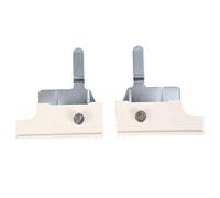 Unidad de piezas auxiliares para Silver Reed SRP50, SRP60N y SRP325; pieza de repuesto para máquinas de tejer, par izquierdo y derecho; accesorio duradero de plástico y metal