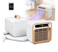 Unidad de refrigeración silenciosa de 1500 W, Aire Acondicionado portátil Dividido, Temporizador de 12 Horas y Control táctil/Remoto/WiFi, Ligero de 13 kg, sin Manguera Adicional para