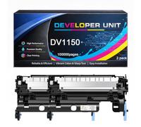 Unidad de revelado DV1150 Compatible con Kyocera DV 1150, 100.000 páginas, para impresoras ECOSYS M2040dn M2540dw M2540dn M2635dw M2640idw P2040dw P2040dn P2235dw P2235dn
