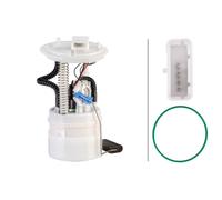 HELLA 8TF 358 106-001 Unidad de alimentación de combustible - eléctrico - 4polos - con junta/con sensor de nivel