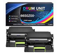 Unidad de Tambor 66S0Z00 con Chip de Repuesto Compatible con Lexmark 24B7542 M3350 XM3350 Alto Rendimiento 75000 páginas para impresoras M3350 XM3350