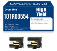 Unidad de Tambor B400 B405 Alto Rendimiento compatibles 101R00554 Tambor de imágenes para Xerox VersaLink B400 B405 B400N B405N B400DN B405DN Impresoras 80000 páginas,2PC-Black