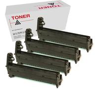 Unidad de tambor C5600 / C5700 / C5800 / C5900 / C5500 / C5650 / C5750 / C5850 / C5950 / MC560 / C610 / ES5460 / ES2232 / ES2632 / ES6410 pack 4 tambores (DRUM) compatible con OKI