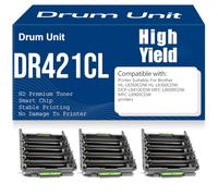 Unidad de Tambor Compatible HL-L8260CDW HL-L8360CDW Tambor de Imagen DR421 lto Rendimiento para Brother DCP-L8410CDW MFC-L8690CDW MFC-L8900CDW Impresoras 30000 páginas,3PC-Black