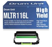 Unidad de Tambor Compatible SL-M2625/2625D (MLT-R116L) de Alto Rendimiento para Samsung Xpress M2675FN, 2875FW, 2875FD, M2835, M2825DW, M2885FW (9000 páginas),1PC-Black