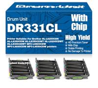 Unidad de Tambor de Imagen Compatible DR321/331 para Brother HL-L8250CDN, HL-L8350CDW, HL-L8350CDWT, HL-L9200CDWT, HL-L9300CDWT, MFC-L8600CDW, MFC-L8850CDW, MFC-L9550CDW,3PC-DR321CL