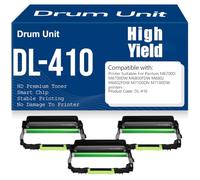 Unidad de Tambor de Imagen DL-410 Compatible para Pantum M6700D, M6700DW, M6800FDW, M6802, M6802FDW, M7100DN, M7100DW Impresoras,3PC-Black