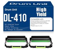 Unidad de Tambor de Imagen DL-410 Compatible para Pantum M6700D, M6700DW, M6800FDW, M6802, M6802FDW, M7100DN, M7100DW Impresoras,2PC-Black