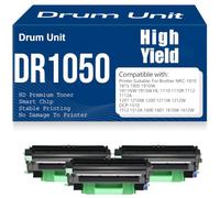 Unidad de Tambor de Imagen DR1050 para Brother MFC-1810 1815 1905 1910W 1911NW 1915W,3PC-Black