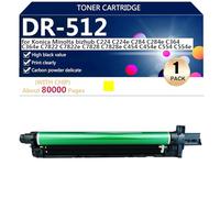 Unidad de Tambor de Repuesto para Konica Minolta Bizhub C221 224 284 364 454 554 ADC285 365 Impresoras, 1500 Páginas,Yellow-1 Pack