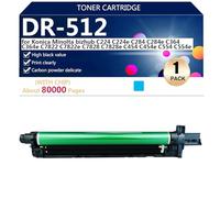 Unidad de Tambor de Repuesto para Konica Minolta Bizhub C221 224 284 364 454 554 ADC285 365 Impresoras, 1500 Páginas,Cyan-1 Pack