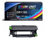 Unidad de Tambor DR1150 Compatible con Brother DR 1150 TN1150 | para Impresoras DCP-L1640W DCP-L1642W DCP-L1660W DCP-L1640WXL DCP-L1642WXL HL-L1240W HL-L1242W HL-L1242WXL,Black-1pack