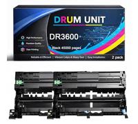 Unidad de tambor DR3600 compatible con Brother DR 3600 TN3600 45000 páginas. Funciona con HL-L5210DN HL-L5210DW HL-L5215DN HL-L6210DW HL-L6410DN HL-L6415DN MFC-L5715DN MFC-L6710DW Printer. S, negro