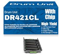 Unidad de Tambor DR421 ompatible para Brother HL-L8260CDW HL-L8360CDW DCP-L8410CDW MFC-L8690CDW MFC-L8900CDW Impresoras Alto Rendimiento: 30 000 páginas,1PC-Black