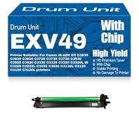 Unidad de Tambor EXV49 para Canon IR-ADV DX C3835 C3830 C3826 C3730 C3725 C3720 C3530 C3525 C3520 C3330 C3325 C3320 C3226 C3222L C3025 C3020 C3130L C3125 C3120 Impresoras,Magenta-EXV49