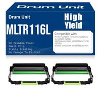 Unidad de Tambor M2835 M2825DW M2885FW Compatible con MLT-R116L Tambor de Imagen para Samsung Xpress SL-M2625 2625D 2825DW 2825WN M2675FN 2875FW 2875FD Impresoras,2PC-Black