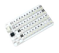Unidad de teclado compacto KB V1.1 Base en AVR MEGA8A 50 teclas programables para ahorrar espacio, teclado ABS, teclado pequeño