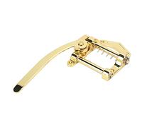 Unidad de Trémolo de Puente Vibrato, Pieza Trasera de Metal, Varilla Oscilante Grande para ES335, Accesorios Eléctricos y Profesionales (GOLD)
